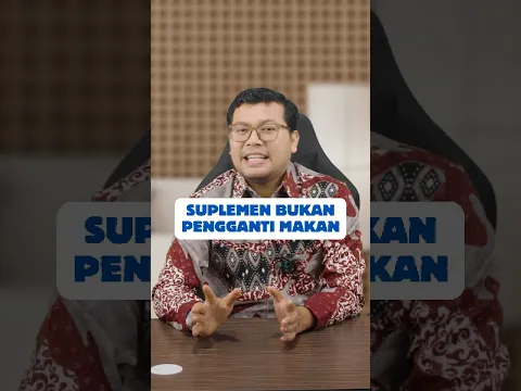 Suplemen bukan pengganti makan
