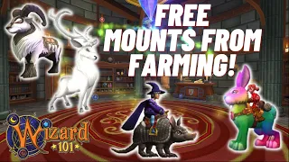 Wizard101 FREE Mounts From Farming