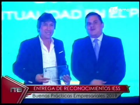 Entrega de reconocimientos IESS Buenas Prácticas Empresariales 2019