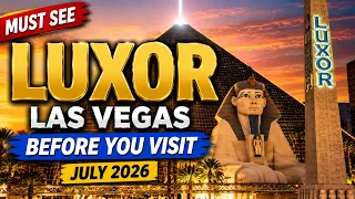 Luxor Las Vegas 2026 Walking Tour 4K R POV Inside the Famous Pyramid Hotel