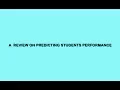 A Review on Predicting Student s Performance Data Mining Projects Topics Java Projects