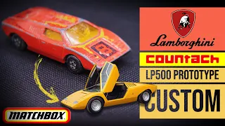 the lost countach prototype customising a matchbox lamborghini lp500