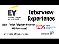 EY Technical Interview experience EY GDS 2 years of Experience UI Developer Big4 Selected