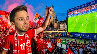 HO VISSUTO UNA PARTITA DELLA SVIZZERA DEI MONDIALI IN PIAZZA (cambio nazionalità?) | World Cup 2026