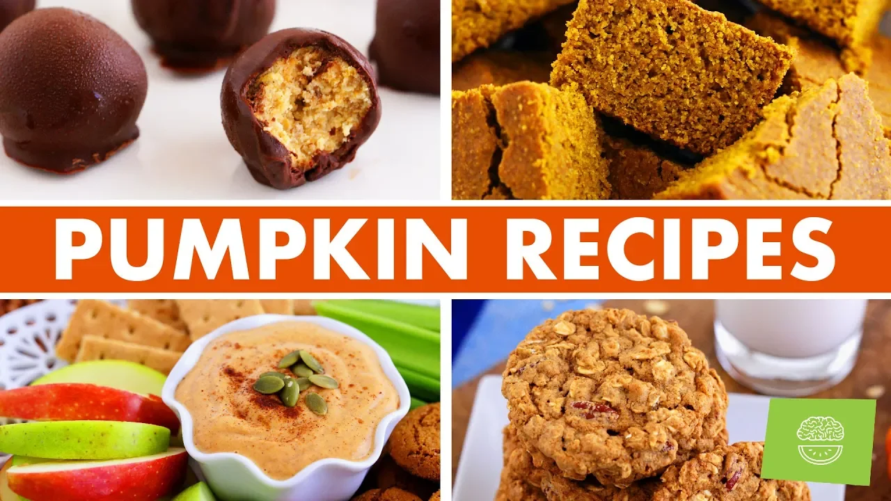 Healthy PUMPKIN SEASON Fall Recipes! Pumpkin Cornbread, Cookies, Truffles, & more!
