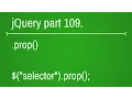 jquery prop function - part 109