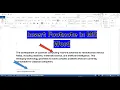 How to Insert Footnote in Word