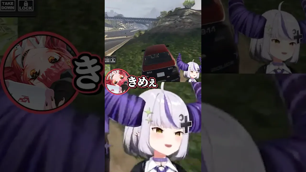 トワ様を求めてノンデリ発言を連発してしまう最低ラプ様【#VCRGTA3 スト鯖 切り抜き ラプラス・ダークネス/常闇トワ/ホロライブ/猫汰つな/高木】#shorts