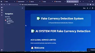 Fake Currency Detection Using AI
