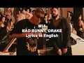 Mia-Bad Bunny Drake - in English