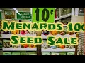 Menards 10 Seed Sale
