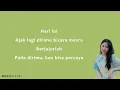 Diri - Tulus (Lirik Lagu Cover by Indah Aqila)