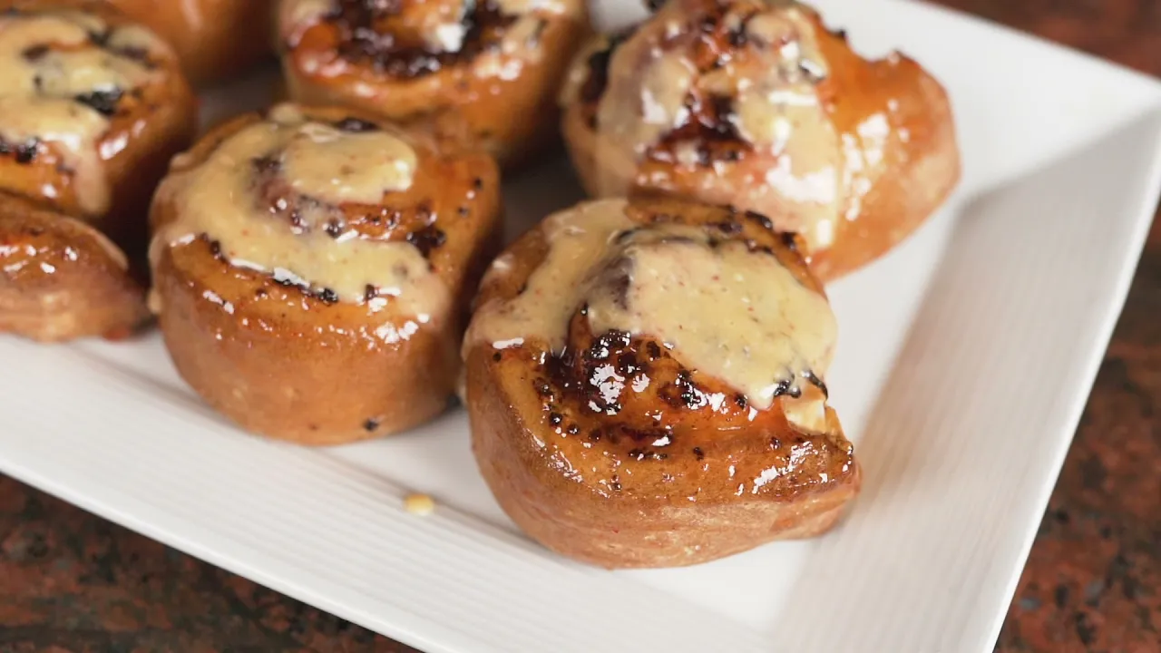 Jalapeno Glazed Beef Sticky Buns with Oklahoma Beef