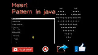 Heart Pattern in java