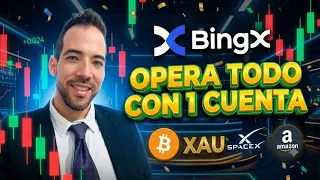 COMO COMPRAR ACCIONES, ORO, CRYPTO EN BINGX 🤓 AMAZON, BITCOIN, XAU Y MAS. #crypto #btc #trading 