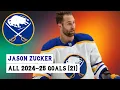 Jason Zucker All 21 Goals of the 2024-25 NHL Season
