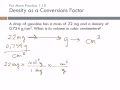 Density as a Conversion Factor