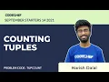 TUPCOUNT COUNTING TUPLES September Starters 14 Problem Solution CodeChef