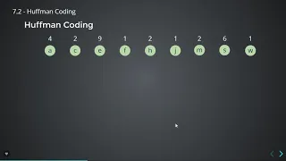 7 2 - Huffman Coding