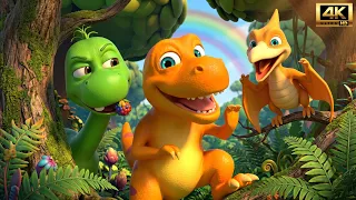 Lost Baby T-Rex Finds Mama 🦖🌈 Magical Forest Adventure | BST Dino Adventure