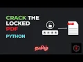 crack the locked PDF Python unlock PDF Tamil Learn with Esprit
