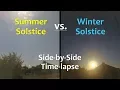 Download Lagu Summer Solstice vs. Winter Solstice: Side-by-Side Time-lapse