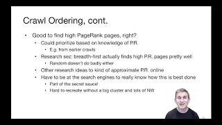 Lecture 21 9 Webcrawler Refinements