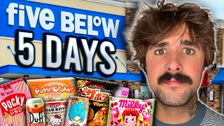 Eating ONLY 5 Below Food for 5 Days