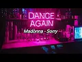 Download Lagu Madonna - Sorry (lyrics)