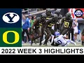 Oregon vs BYU Highlights College Football Week 3 2022 College Football Highlights