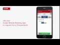 How To Request For A Cheque Book On Kotak Mobile Banking App