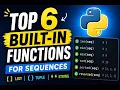 Top 6 Python Built-in Functions for Sequences You MUST Know List Tuple String