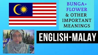 Download [ENG-MALAY] BUNGA - FLOWER \u0026 Other Important Meanings MP3