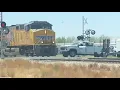 WATCH Train hits truck stuck on tracks in Midland County