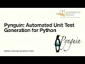 Pynguin Automated Unit Test Generation for Python ICSE 2022 DEMO Submission