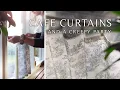DIY Cafe Curtains for Farmhouse Charm
