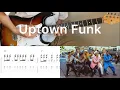 Download Lagu Mark Ronson ft. Bruno Mars - Uptown Funk (guitar cover with tabs \u0026 chords)