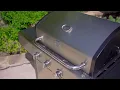 Kenmore 4-Burner Gas Grill with Side Burner Open Cart - 1