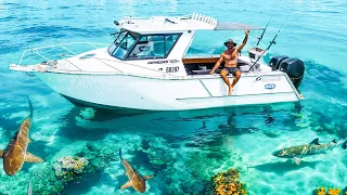 Spearing Giant Mackerel for Tropical Homestead Cook-up