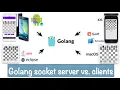 Golang 002 Nonstop Go socket server talking with iOS macOS Android and Java clients