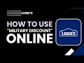 How to Use Lowe s Military Discount Online