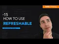 How to use Refreshable modifier in SwiftUI Swift Concurrency