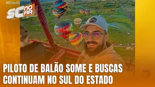 Piloto de balão desaparece há 5 dias em Praia Grande, SC