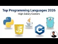 Top Programming Languages to Learn in 2026 High Paying Jobs Best Coding Skills for Future