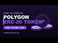 Create Polygon Token ERC 20 Free No Code Generator