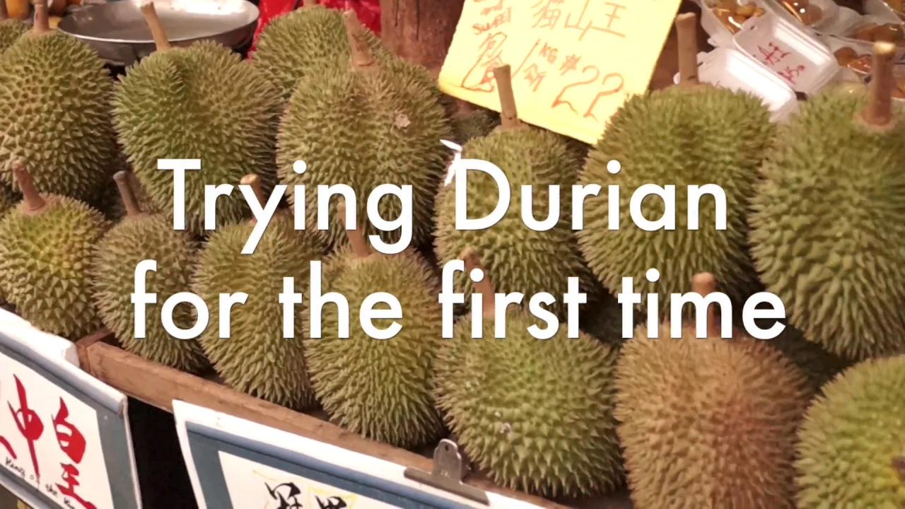 Trying Durian Fruit for the First Time
