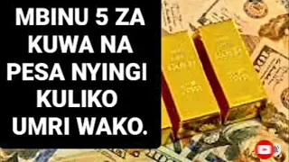 NJIA 5 ZA HARAKA ZA KUWA NA PESA NYINGI KULIKO UMRI WAKO Johaness John 