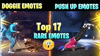 Download Top 17 Rare Emotes of Free Fire Battleground | Free Fire के कुछ ऐसी Emotes जो काफ़ी पसंदीदा है| MP3