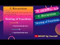 Nesting of Functions Recursion C Programming