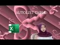 TUTORIAL MEMBUAT AUTOLIST TABLE